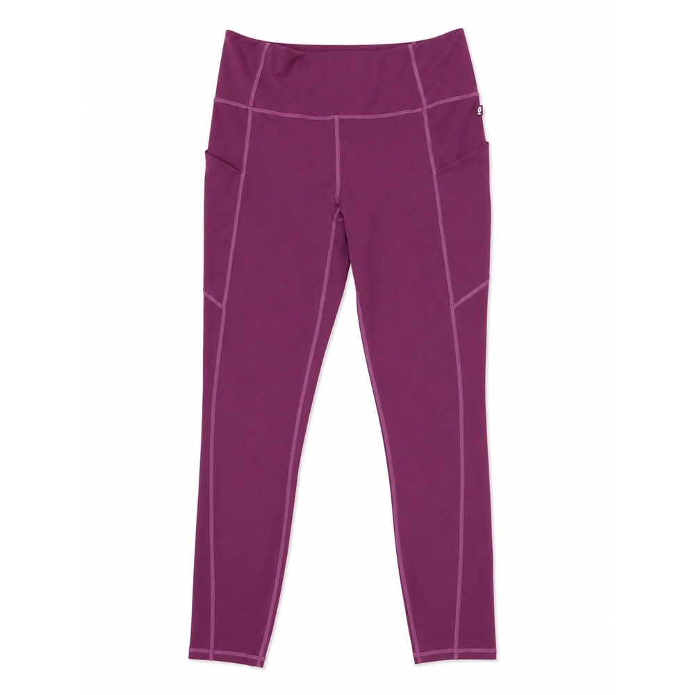 Fabletics PureLuxe High Waisted Pocket Leggings Purple Womens Estimated Size XS